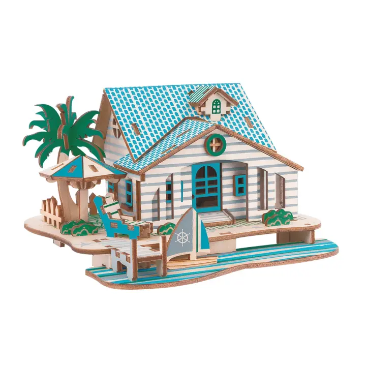 Casa de Muñecas Hecha a Mano 3D Juguete de Armario DIY para Niños Regalo de Cumpleaños Ideal - 1