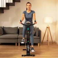 Estática Plegable con Volante de Inercia X-Bike, Sistema Silence Fit, Con y Sin Respaldo, Manillar y Sillín Regulable, Pulso, Pantalla LCD, Soporte para dispositivos, Ruedas - details 51