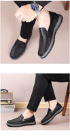 Piel de oveja Doudou zapatos de los hombres de suela suave superficie suave de cuero de la manga Casual zapatos de un Pedal de conducción mocasines de los hombres - details 10