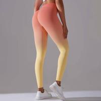 Yoga degradado para mujer, leggings de gimnasio de cintura alta, pantalones deportivos sin costuras, pantalones de entrenamiento para correr - details 2