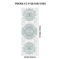 Training Mat Yoga Towel with Printed Absorbent Microfiber Long Yoga Mat Towel for Hot Yoga Pilates & Fitness - details 7