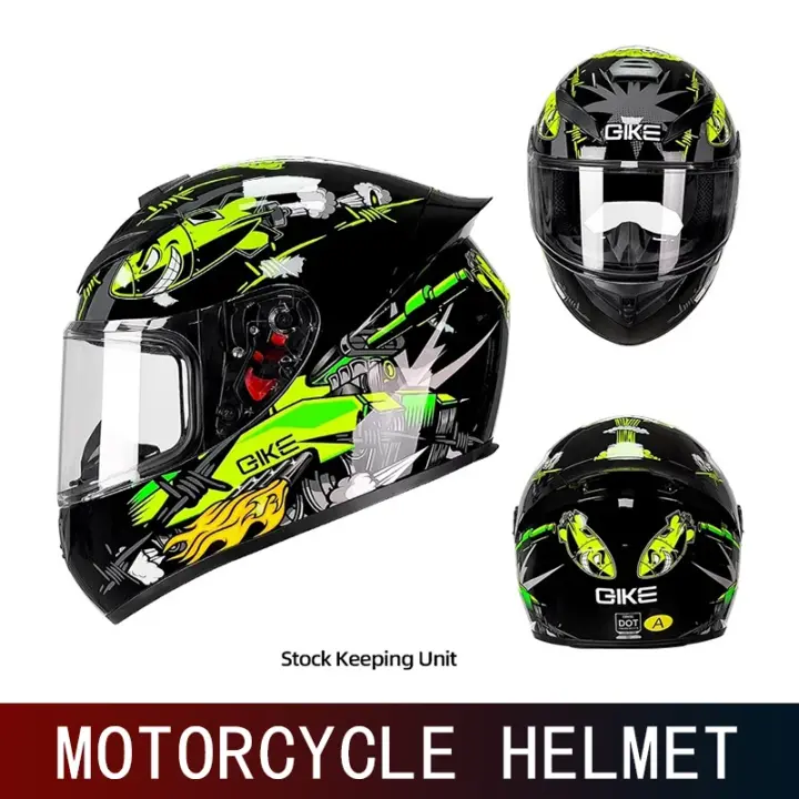 Casco de motocicleta para hombre y mujer, protector de cabeza con personalidad, ideal para verano e invierno, novedad de 2024 - 1