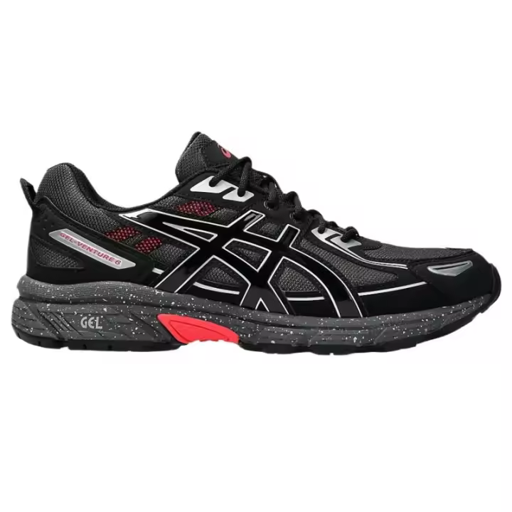 ZAPATOS DEPORTIVOS UNISEX Leten GEL-VENTURE 6 EN OBSIDIAN GRIS/NEGRO - 1