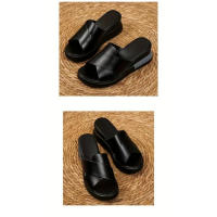 Women's Fashion Wedge Slide Sandals Crisscross Open Toe Soft Sole Platform Shoes Casual Outdoor Summer Slides - details 4