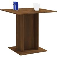 Mesa de Comedor Consola Cocina Bistró Restaurante Salón Sala de Estar Jardín Terraza Hogar Madera Contrachapada Gris Sonoma - details 35