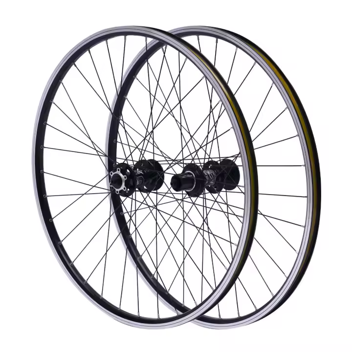 Juego de ruedas para bicicleta de montaña, 29 pulgadas, rueda delantera y trasera, discos de freno dobles de seis orificios - 1