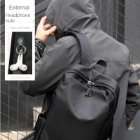 Mochila Escolar para Hombre Impermeable de Nylon, Mochila para Portátil de Computadora con Carga USB, Gran Capacidad para Libros y Viajes al Aire Libre - details 9