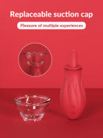 Dispositivo de masturbación femenina Dispositivo de succión Masaje de senos Vibrador de punto Producto sexual para adultos - details 7