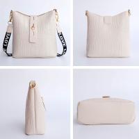 Bolsos cruzados de Color sólido con correa con estampado de letras simples, bolso de mensajero, bolsos de hombro, bolsos de mujer - details 1