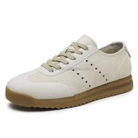 Nuevas zapatillas informales de cuero versátiles para hombre con cordones de alta calidad, zapatos clásicos, logotipo de marca de lujo único - details 5