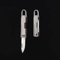 Colgante de llavero con mini cuchillo de aleación de titanio, unboxing portátil, mini cuchillo plegable afilado - details 8