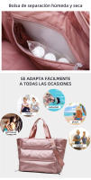 Bolso deportivo impermeable para mujer, bolsa de hombro para gimnasio, natación, Yoga, esterilla, viaje de fin de semana - details 3