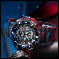 Reloj de pulsera deportivo para hombre Smael resistente al agua con función de alarma y fecha multifunción cuarzo dualtime - details 17