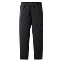 Pantalones de algodón de invierno para hombre, pantalones informales impermeables con bolsillo con cremallera, pantalones cálidos de lana gruesa, pantalones de esquí para correr al aire libre a prueba de frío 7XL - details 7