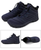 Botas de lana enrosadas, zapatos individuales impermeables y antideslizantes, de algodón, antideslizantes - details 30