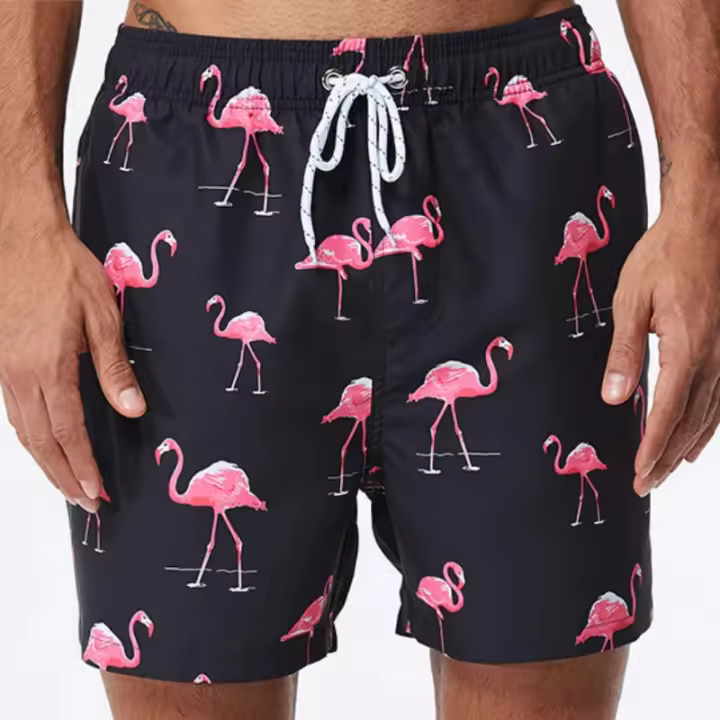 Pantalones de Playa de Secado Rápido a Rayas para Hombres Ropa de Baño Personalizable al por Mayor - 1