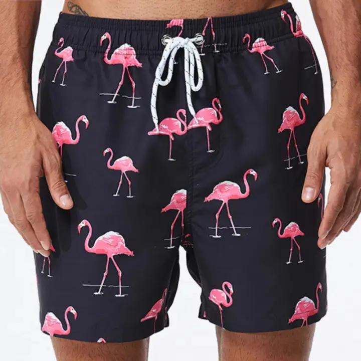 Pantalones de Playa de Secado Rápido a Rayas para Hombres Ropa de Baño Personalizable al por Mayor - 1
