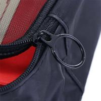 Neceser de viaje con cremallera de nailon Simple para mujer, bolsa de almacenamiento para baño, estuche de maquillaje, bolsa de almacenamiento de cosméticos de malla - details 2
