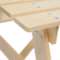 Juego de Mesa de Madera para Niños 90x90xA50 cm Ideal para Exterior o Interior - details 16