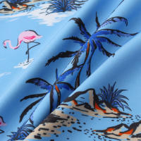Camisa de manga corta para hombre, Camisa ajustada con estampado de flores fragmentadas, serie CS, primavera y verano, 2024 - details 126