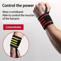 Protector de muñeca envolvente deportivo unisex, banda elástica para entrenamiento, levantamiento de fitness, 1 unidad - details 0