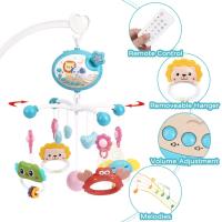 Sonajero Móvil para Cuna de Bebé de 0-12 Meses Proyector Musical Giratorio Infantil Campana de Cama - details 3