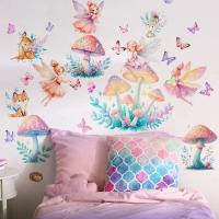 Pegatinas de Hada para Habitación de Niña Decalche de Pared de Castillo de Hongos de Princesa - details 8