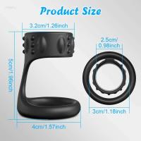 Anillos masculinos Leten, anillo retardante de eyaculación, pene, Juguetes sexuales para hombres, parejas, adultos, extensor de erección mejorado 18+ - details 2
