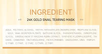 Mascarilla de Caracol de Oro de 24K (50g), Antiarrugas Y Volumen, antiedad, Hidratante, Orgánico, Antiojeras - details 8