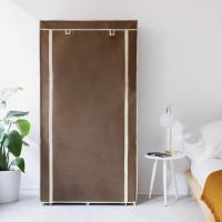 Armario Plegable Grande de Tela Ropero con Barra para Colgar Ropa 88 x 170 x 45 CM - details 3