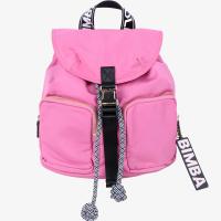 Mochila de nailon para desplazamientos y actividades al aire libre: mochila informal duradera con correas ajustables para los hombros, múltiples compartimentos, cierre con cordón y llavero - details 5