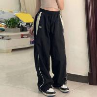 Pantalones Jogger Retro de Cintura Alta para Mujeres Cintura Elástica, Ancho Excessivo, Estilo Hip Hop - details 6