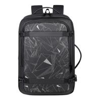 Mochila de viaje USB 40LExpandable, bolsas de transporte aprobadas por vuelo para aviones, mochila duradera resistente al agua de 17 pulgadas para hombres - details 30