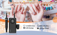 Set de Manicura Eléctrico Taladro de Uñas 35000 rpm Corta Uñas de Gel Removedor de Cutículas - details 0