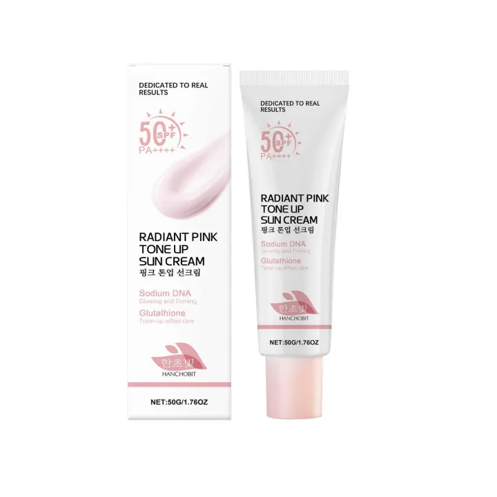 Crema de cuidado con revestimiento UV, protección de aislamiento hidratante diario iluminadora - 1