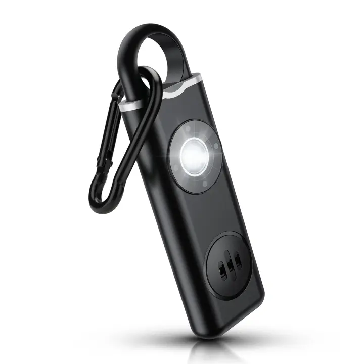 Personal Defense Alarm Safety 130dB Anti-wolf Alert With LED Light Self Defense Women Alarm Key Chain Emergency Anti-Attack - 1