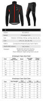 Jersey de Ciclismo ROCKBROS para Hombres y Mujeres Set de Ropa de Esquí con Forro Polar Térmico a Prueba de Lluvia y Viento Material de Terciopelo 100% y Poliéster 80% con Cierre de Cremallera - details 9