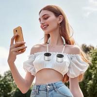 360 ° Ventilador de cuello colgante flexible, súper silencioso, viento fuerte, ventilador portátil con banda para el cuello, ventilador portátil plegable cómodo y seguro - details 8