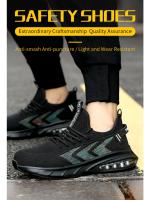Botas de trabajo deportivas para hombre, zapatos de seguridad a prueba de perforaciones, con punta de acero, protectores de seguridad indestructibles - details 1
