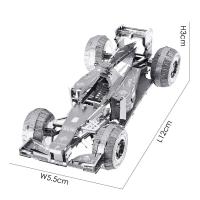 Piececool Building Racing Car 3D Metal Puzzle Asamblea Modelo Kits Juguete Creativo - details 3