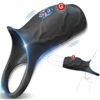 Leten Funda Vibratoria Juguetes para Adultos para Hombres Anillo Vibrador Estimulación del Punto G Juguete Sexual para Parejas Masculinas - details 7