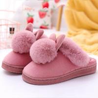 Zapatillas de casa suaves de invierno cálidas antideslizantes para damas - details 7