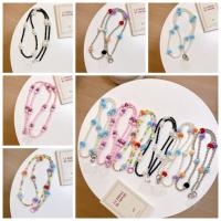 Bolsa cruzada con bolas peludas para teléfono, correa para teléfono móvil, cadena colgante, cordón para teléfono móvil, correas para el cuello, funda para teléfono colgante - details 3