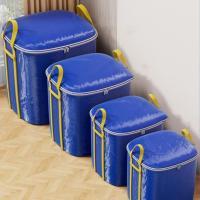Bolsa de almacenamiento de ropa de gran capacidad, impermeable, a prueba de humedad, para edredones, reutilizable con cremallera - details 10