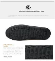 Zapatos de cuero para hombre, mocasines transpirables de negocios de verano, zapatos planos negros informales para hombre, zapatos para caminar y conducir - details 4