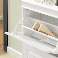 Zapatero Estrecho con 3 Puertas Abatibles, Entrada Recibodor Mueble Armario Alto Organizador para Zapatos Salón Blanco FSR94-W ES - details 5