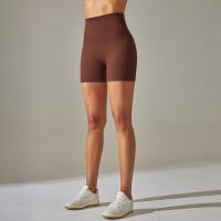 Hamidou-pantalones cortos deportivos de Yoga para mujer, mallas sin costuras para correr, ciclismo, cintura alta, entrenamiento, gimnasio, Verano - details 51