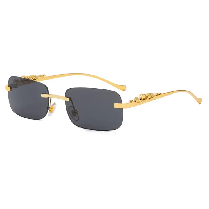 Gafas de Sol con Decoración de Leopardo Pequeñas y Deportivas para Hombres y Mujeres - 1
