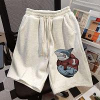 Pantalones Cortos de Tiburón de Alta Calidad de Algodón Puro Muslos Bien Desarrollados para Verano 2025 Adecuados para Playa Neutral - details 12