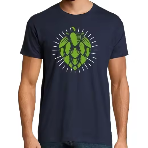 Camisetas con diseño dibujado a mano de lúpulo de cerveza CERVEZA, Pack Regalo Camiseta Personalizada - 1